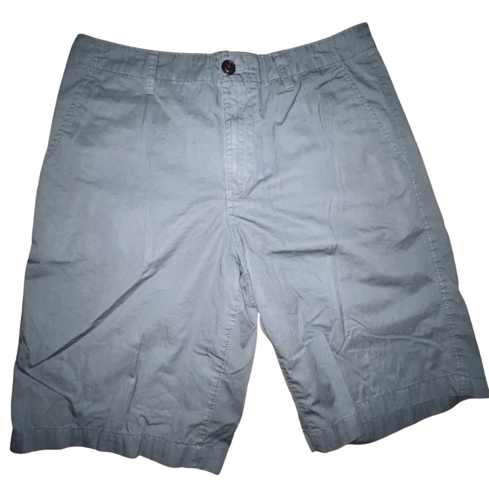 Eddie Bauer Men’s Lightweight Gray Cotton Shorts - Size 33